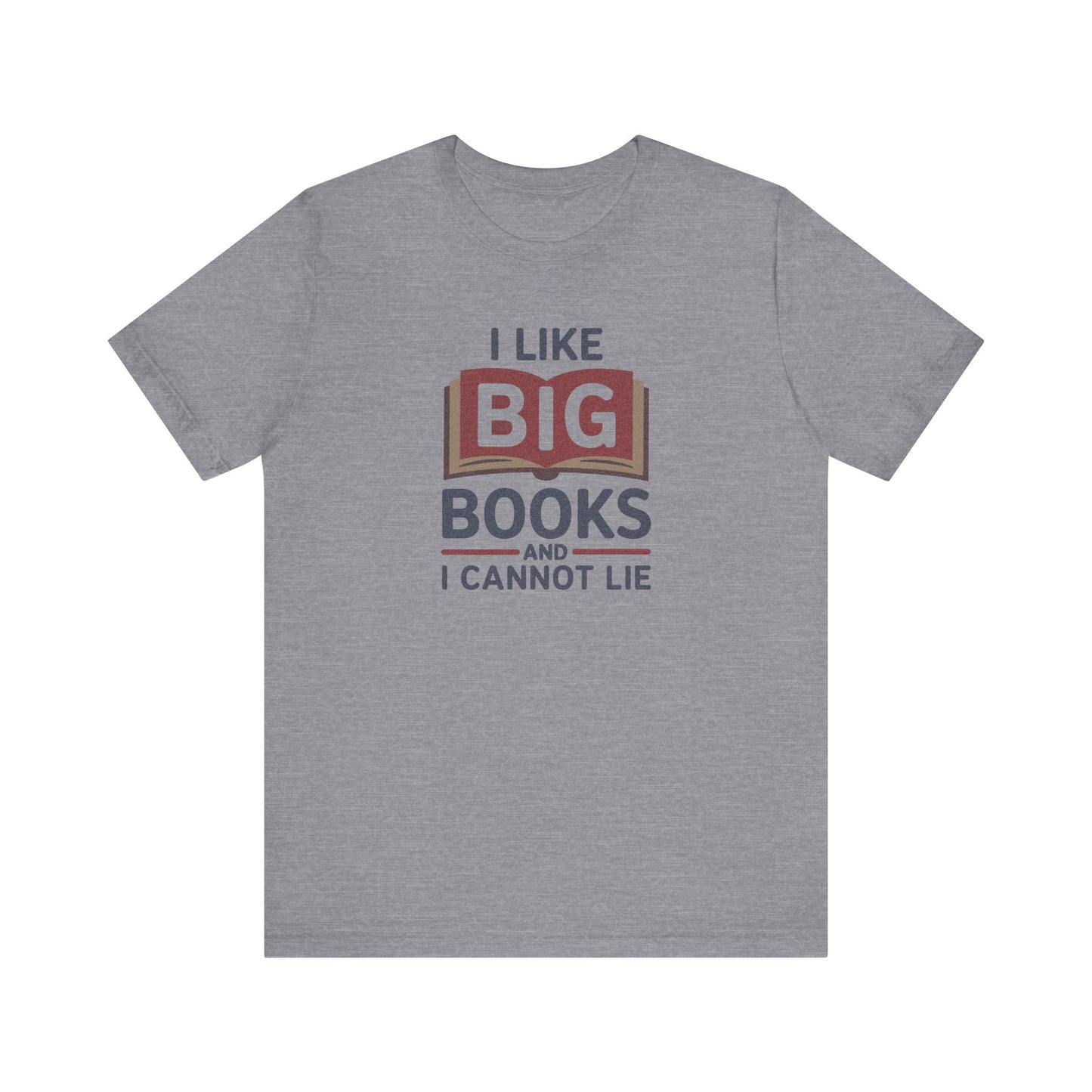 I Like Big Books and I Cannot Lie — Bibliophile Retro Tee (Light)