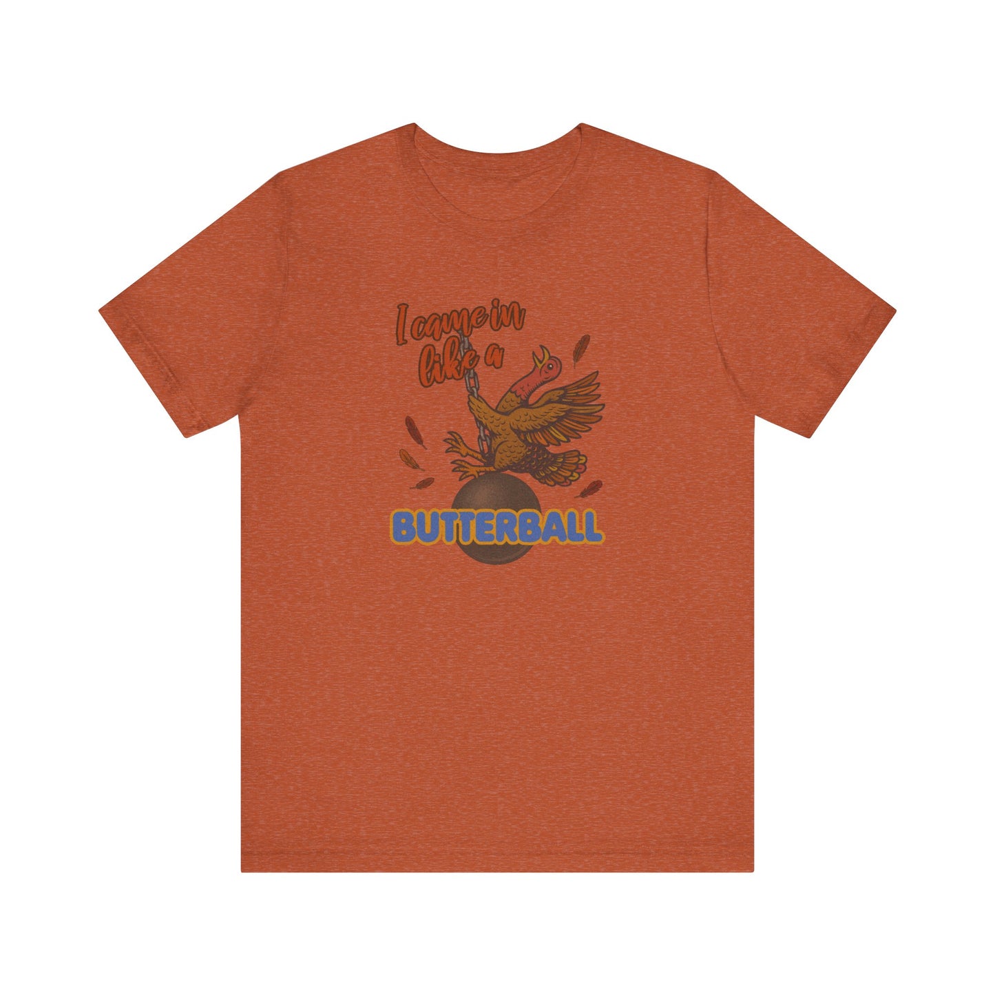 Like a Butterball — Miley Cyrus Thanksgiving Parody Retro Tee (Light)