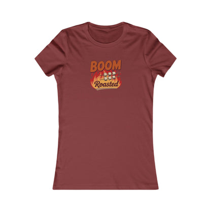 Boom, Roasted — Michael Scott Women's Tee (Dark)