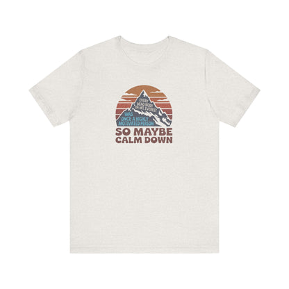 Everything in Moderation (Especially Fitness) – Mount Everest Retro Tee (Light)