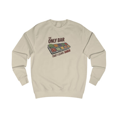The Only Bar That I Leave Sober – Salad Bar Retro Sweatshirt (Light)