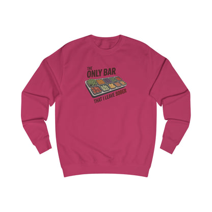 The Only Bar That I Leave Sober – Salad Bar Retro Sweatshirt (Light)