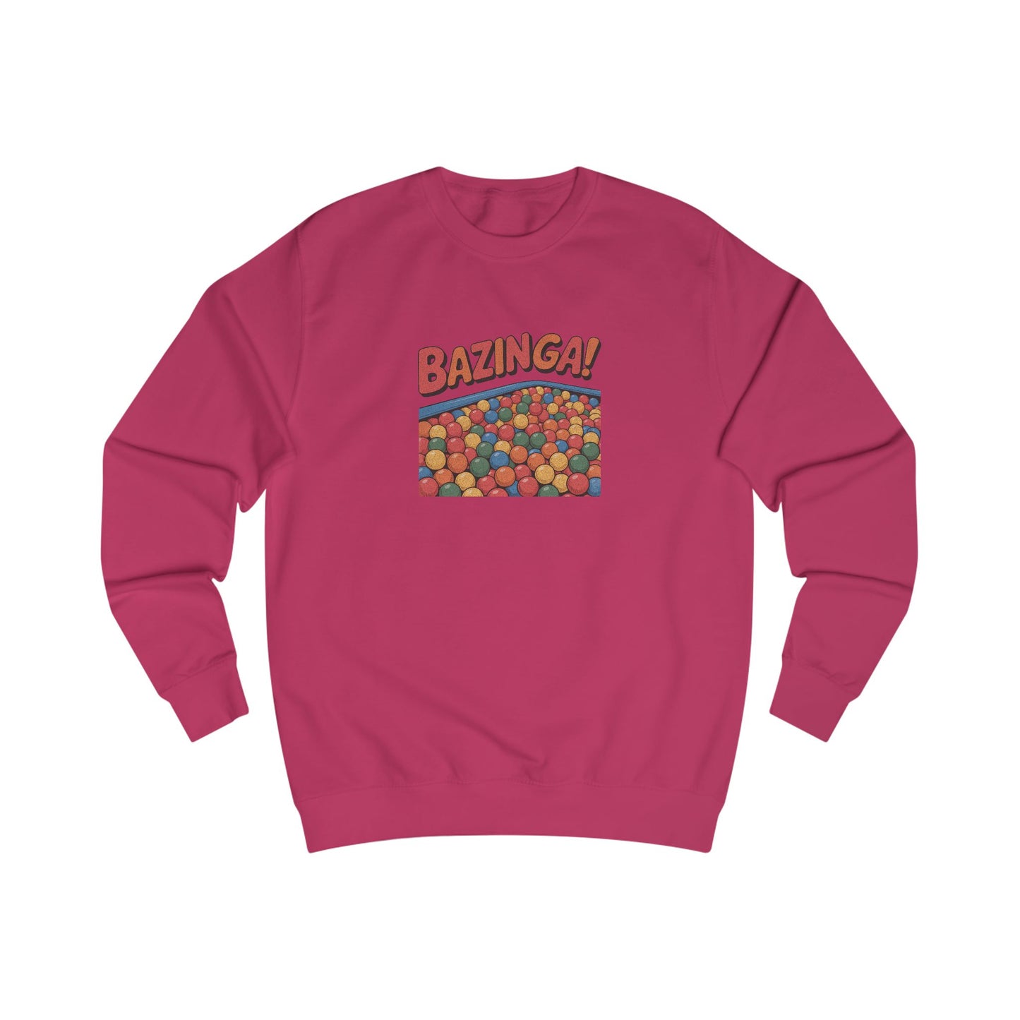 Bazinga! Ball Pit — Big Bang Theory Retro Sweatshirt (Light)