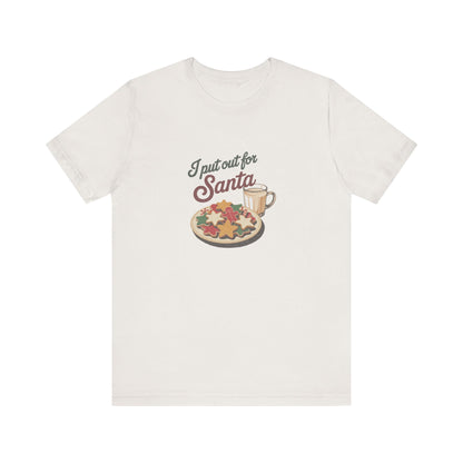 I Put Out for Santa — Retro Christmas Cookies Tee (Light)
