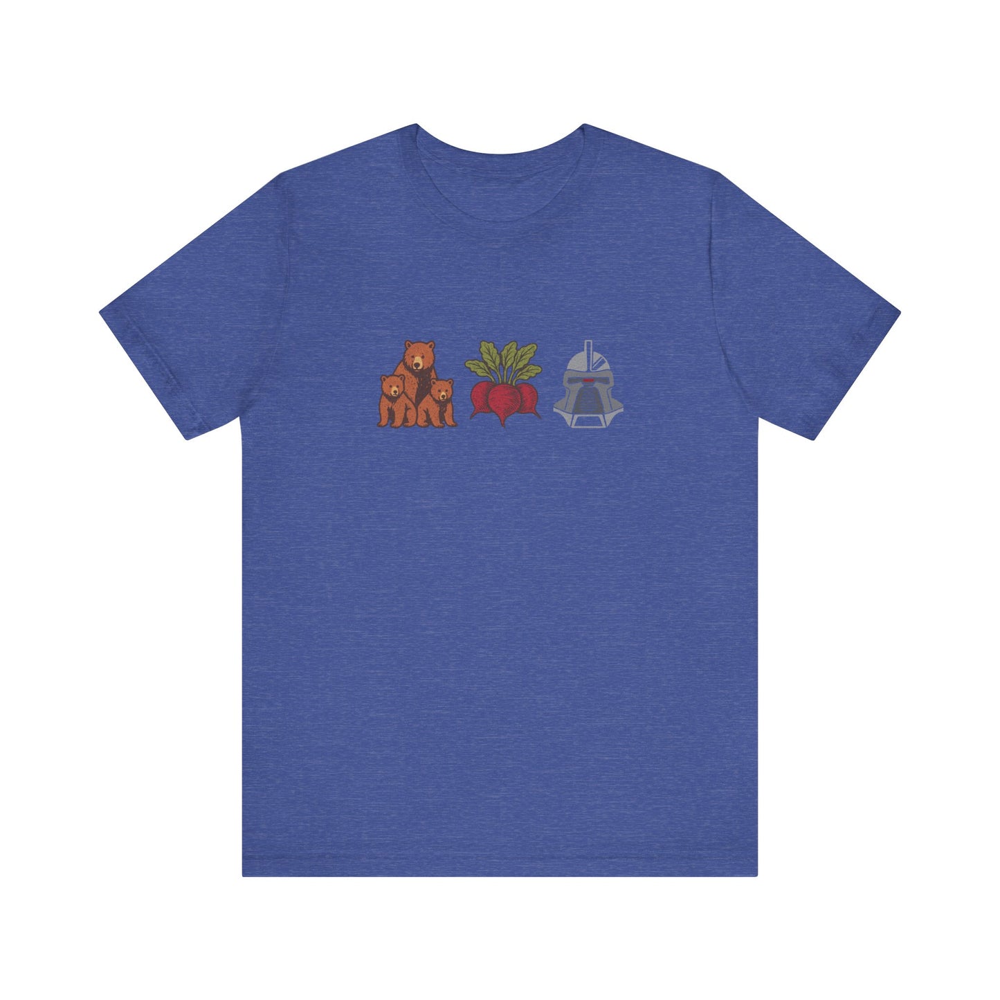Bears, Beets, Battlestar (Icons) — Retro Tee (Dark)
