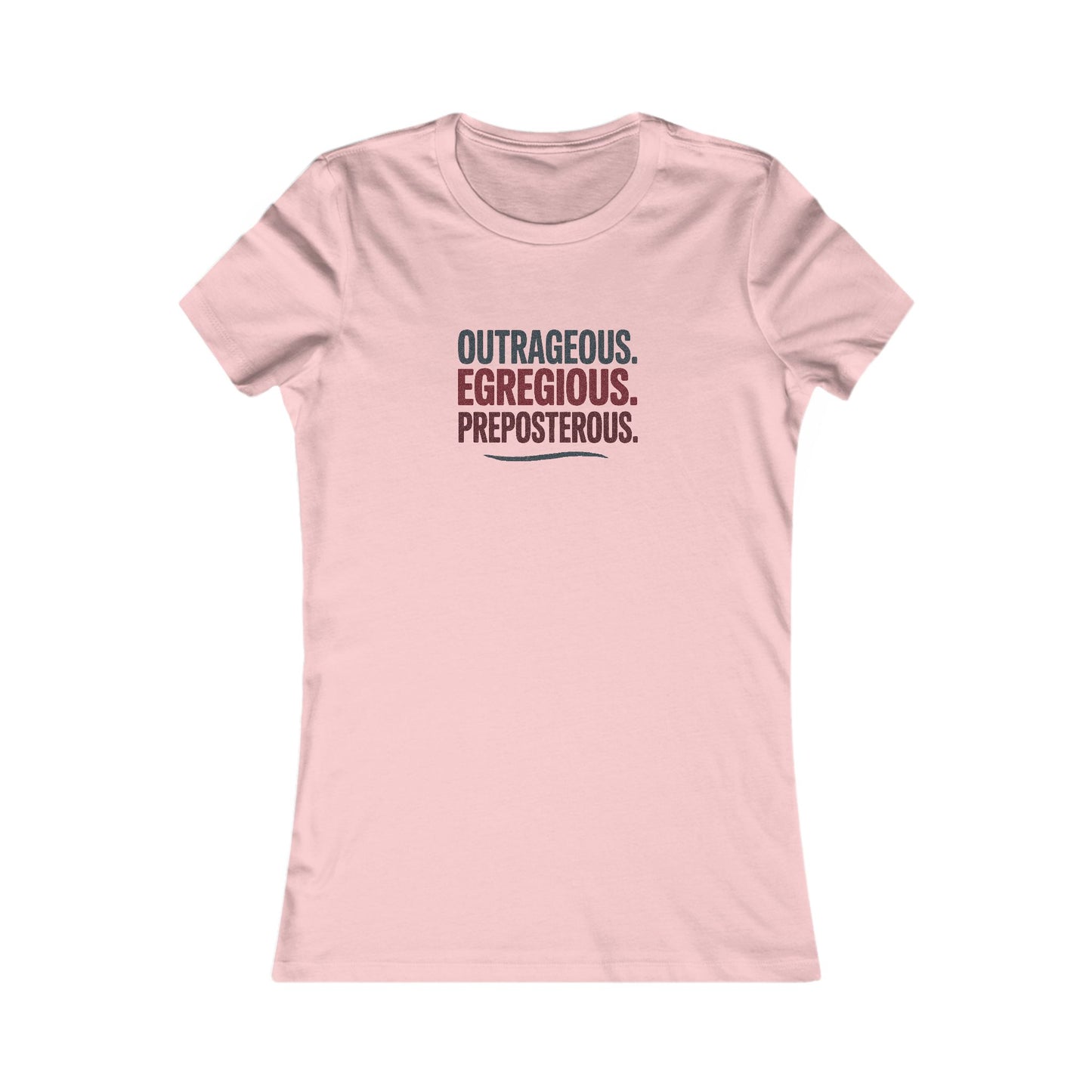 Outrageous Egregious Preposterous — Seinfeld Retro Women's Tee (Light)