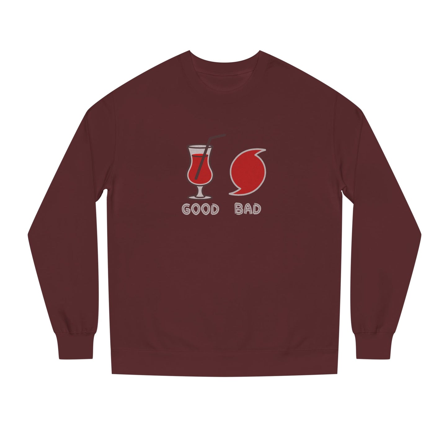Good Hurricane, Bad Hurricane – Tropical Retro Sweatshirt (Dark)