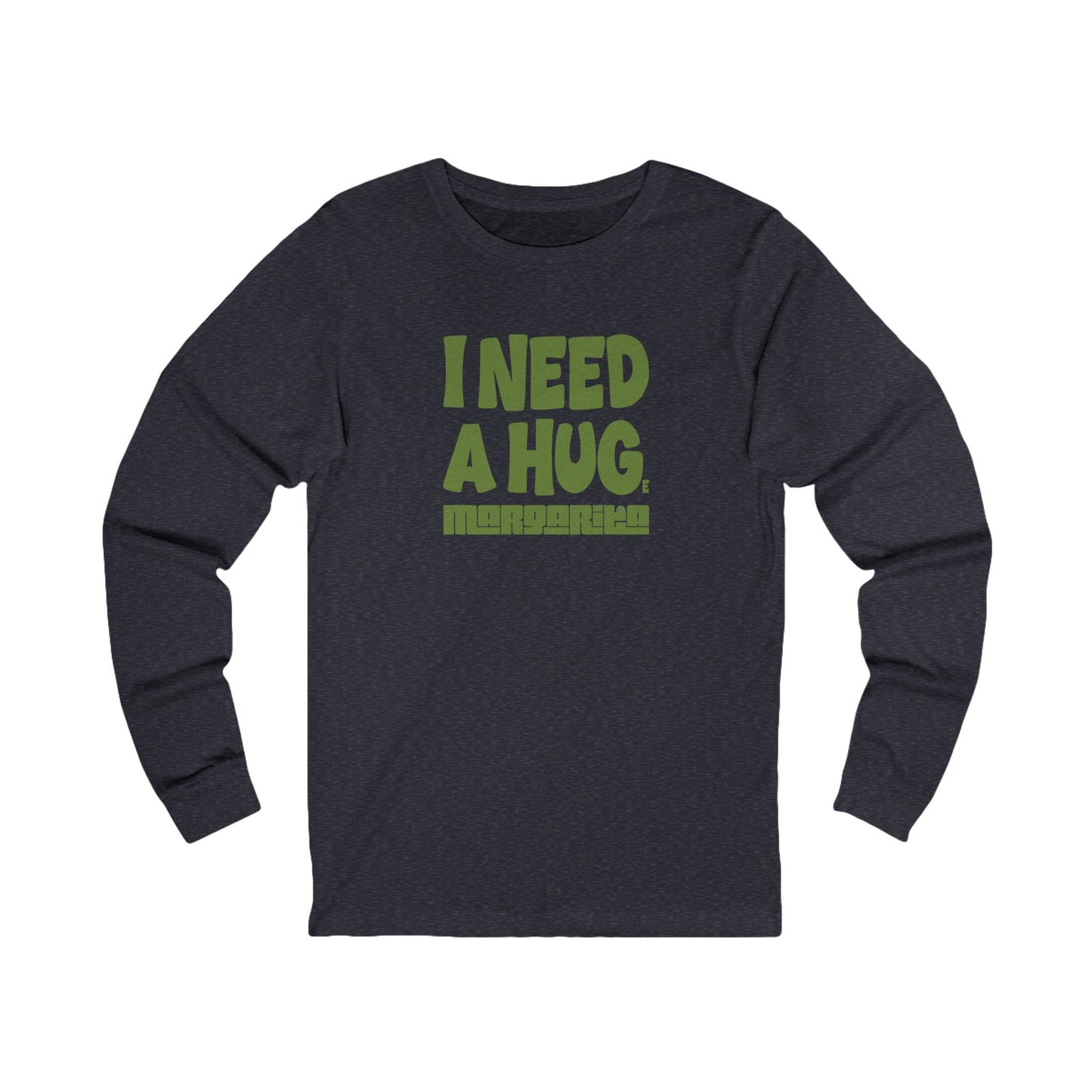 I Need a Huge Margarita – Bar Humor Retro Long Sleeve (Dark)