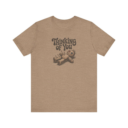 The Voodoo That You Do, So Well — Retro Voodoo Doll Tee (Light)