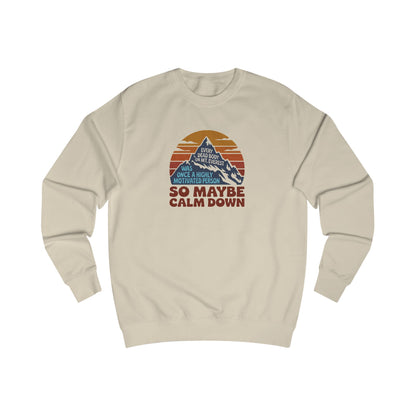 Everything in Moderation (Especially Fitness) – Mount Everest Retro Sweatshirt (Light)