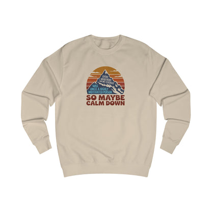 Everything in Moderation (Especially Fitness) – Mount Everest Retro Sweatshirt (Light)