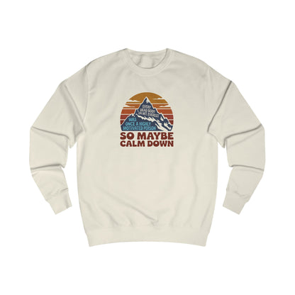 Everything in Moderation (Especially Fitness) – Mount Everest Retro Sweatshirt (Light)