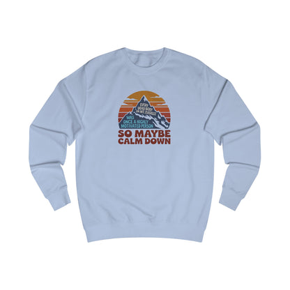 Everything in Moderation (Especially Fitness) – Mount Everest Retro Sweatshirt (Light)