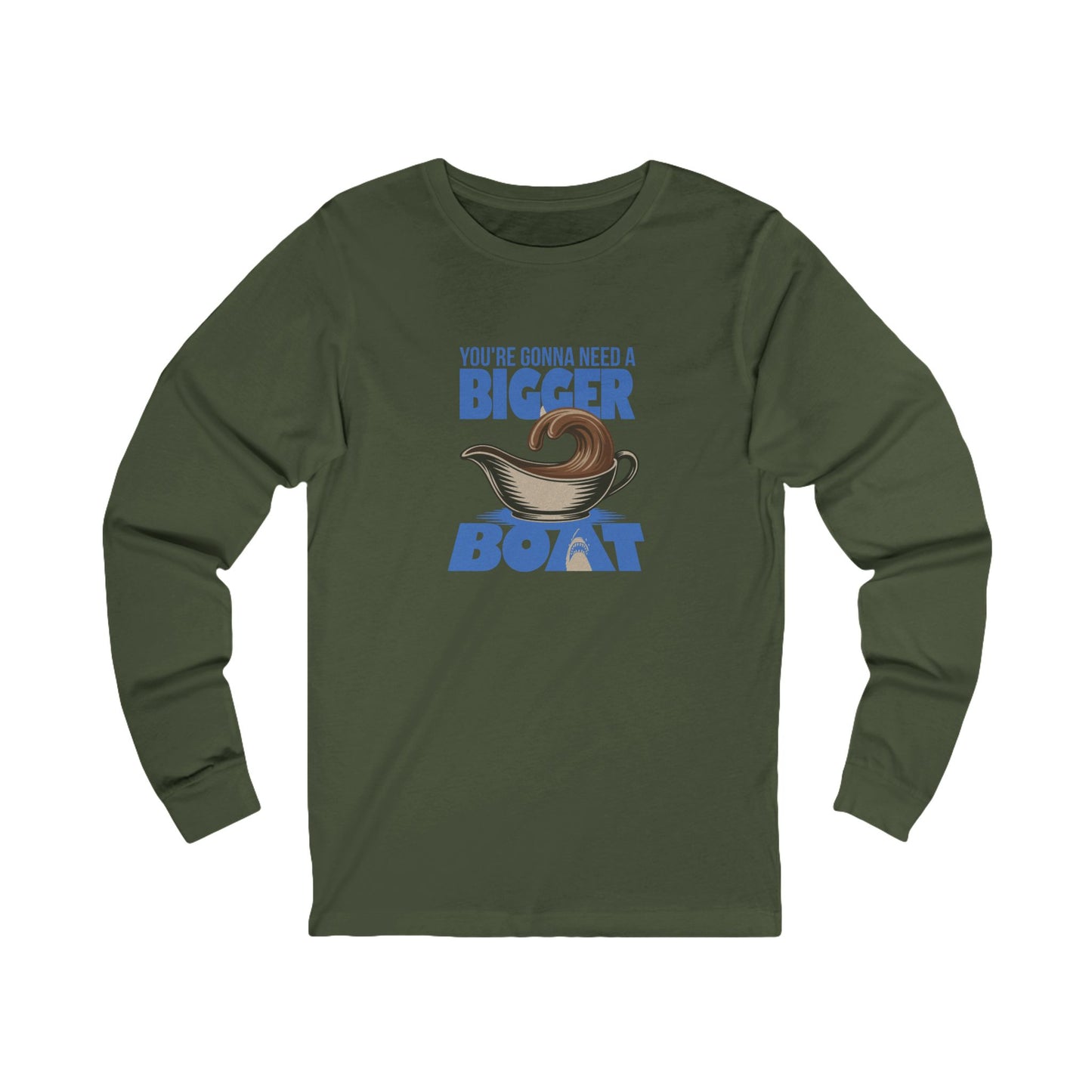 You're Gonna Need a Bigger (Gravy) Boat — Retro Long Sleeve (Dark)