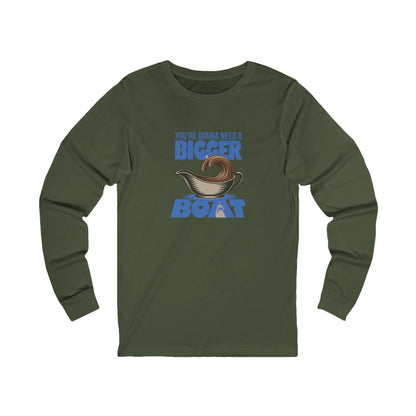 You're Gonna Need a Bigger (Gravy) Boat — Retro Long Sleeve (Dark)