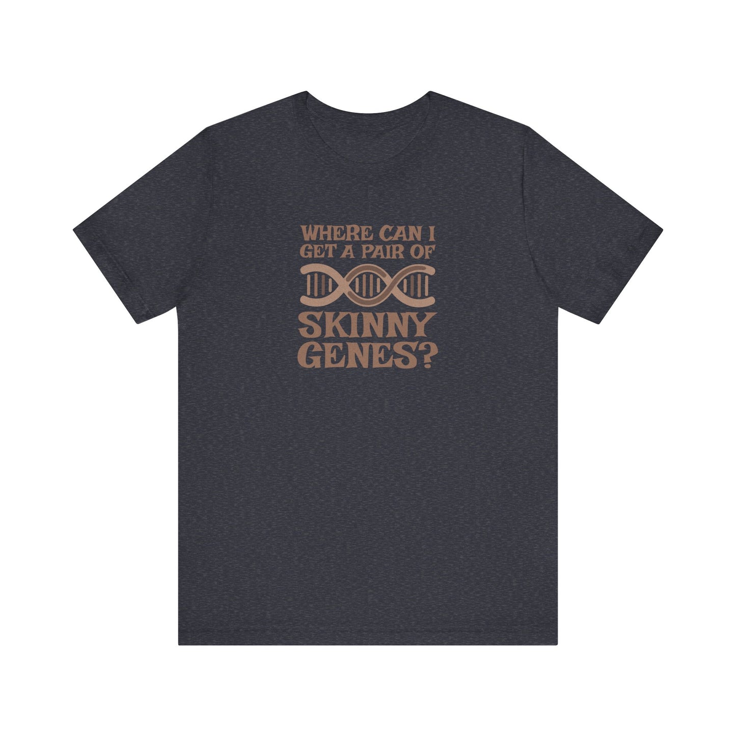 Pair of Skinny Genes — Retro Graphic Tee (Dark)