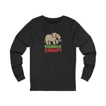 Yankee Swap! Christmas Party — Michael Scott Retro Long Sleeve (Dark)
