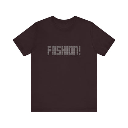 FASHION! — Psych Faux Rhinestones Retro Tee (Dark)