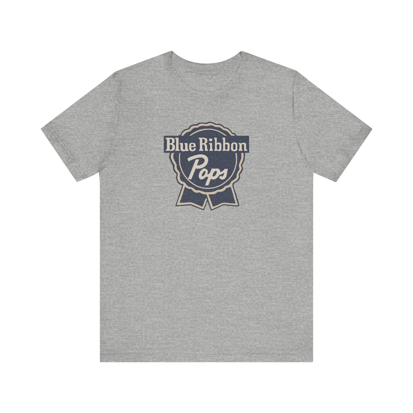 Blue Ribbon Pops Shirt — Funny Dad Gift, Retro Beer Dad Tee