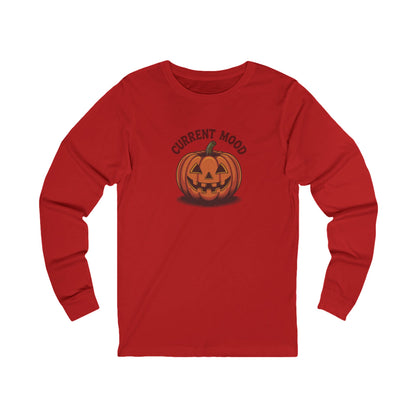 Current Mood (Vintage Jack) — Retro Halloween Long Sleeve (Light)