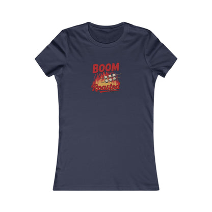 Boom, Roasted — Michael Scott Women's Tee (Dark)