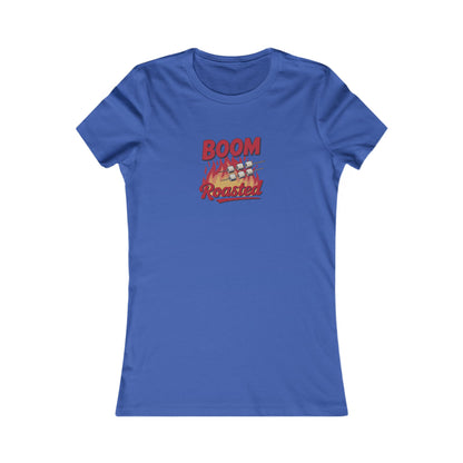 Boom, Roasted — Michael Scott Women's Tee (Dark)