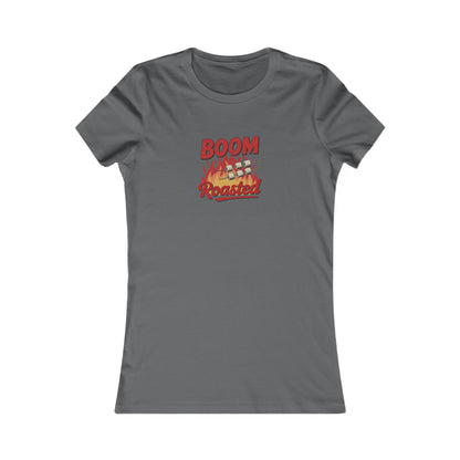Boom, Roasted — Michael Scott Women's Tee (Dark)