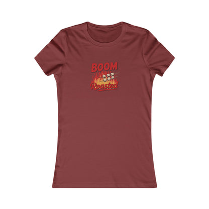 Boom, Roasted — Michael Scott Women's Tee (Dark)