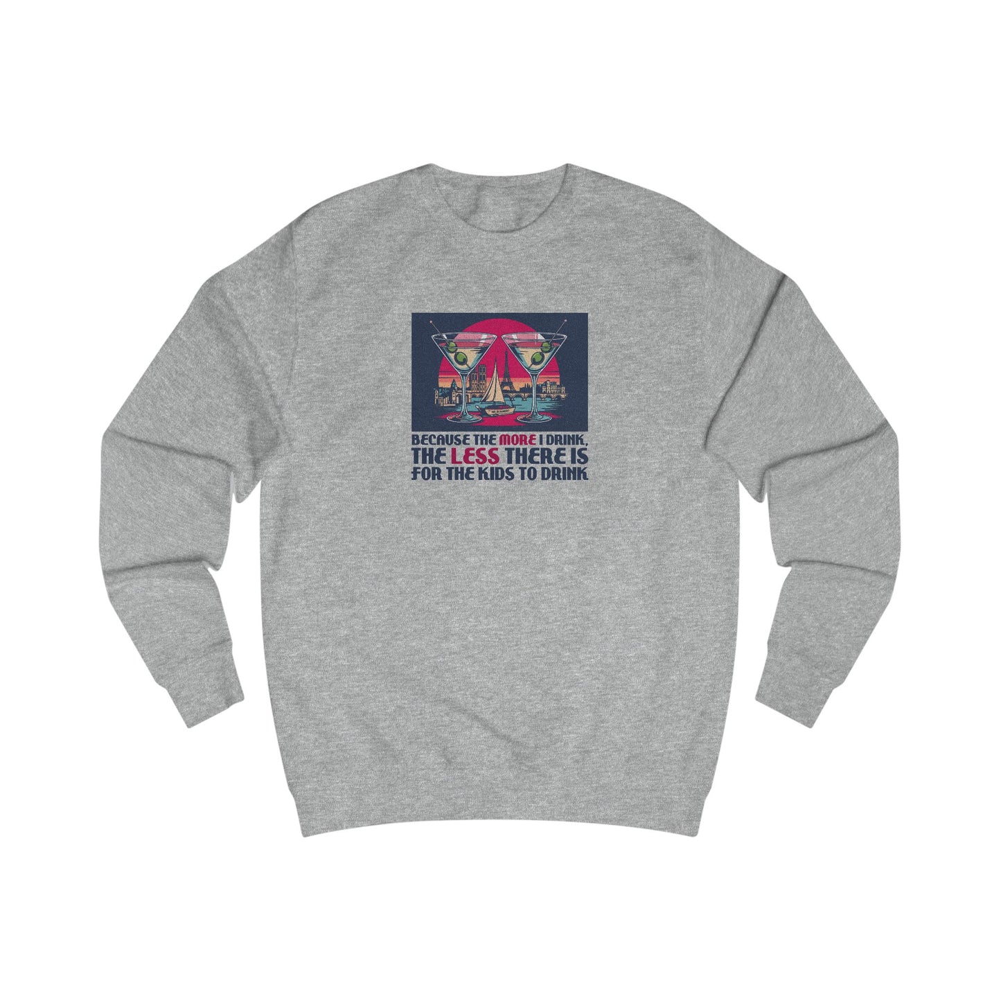 Open Bar (for the Kids) — Friends Retro Sweatshirt (Light)