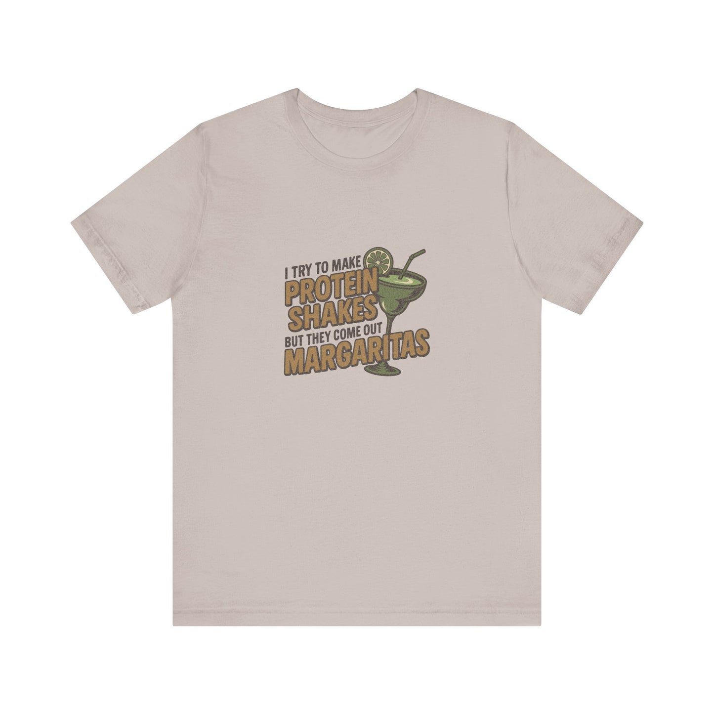Protein Shakes (Oops, All Margaritas) — Retro Tee (Light)