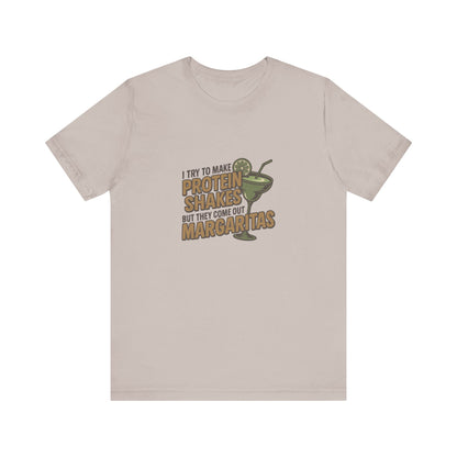 Protein Shakes (Oops, All Margaritas) — Retro Tee (Light)