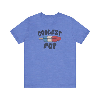 Coolest Pop Shirt — Funny Dad Gift, Retro Ice Pop Tee