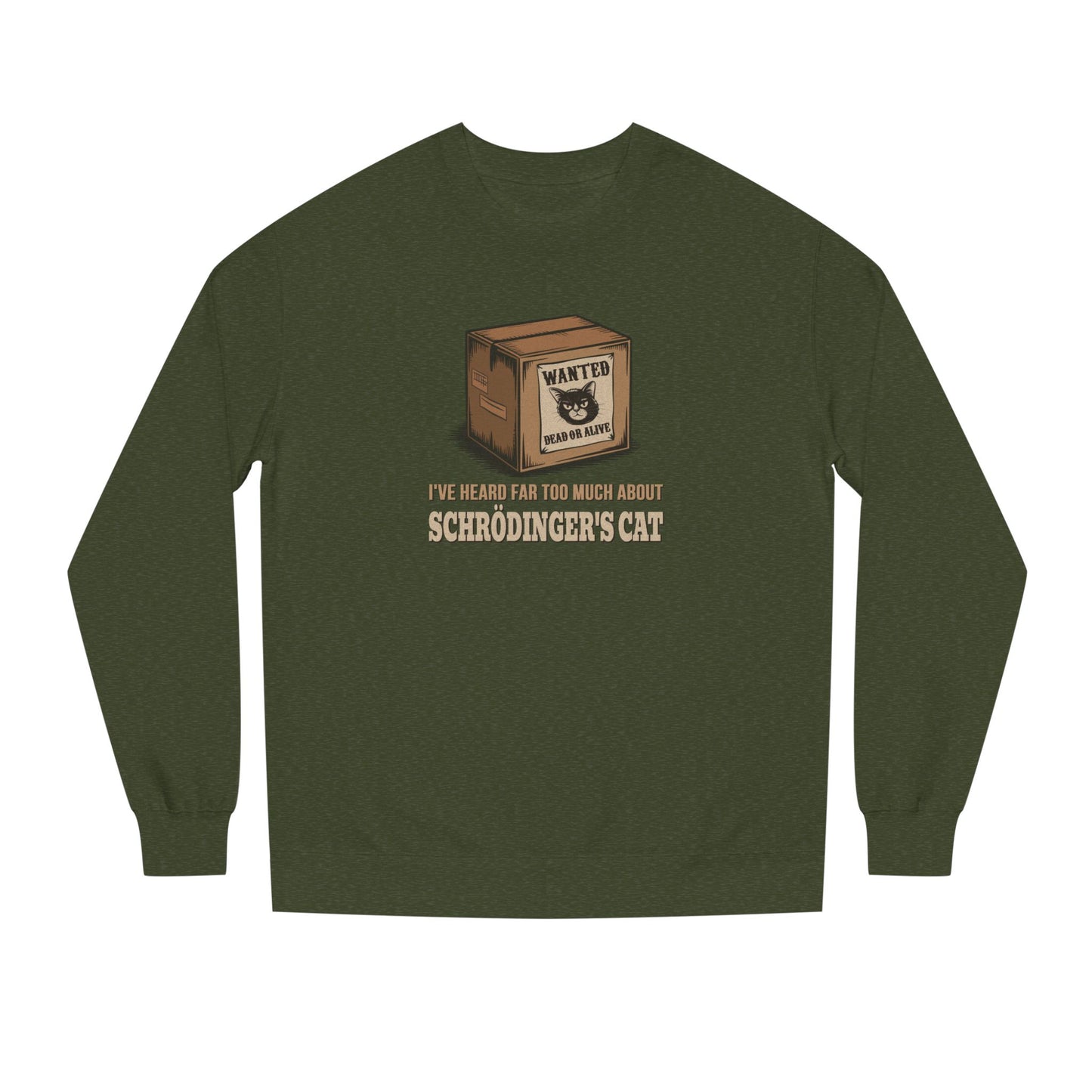 Schrödinger’s Cat — Big Bang Theory Retro Sweatshirt (Dark)