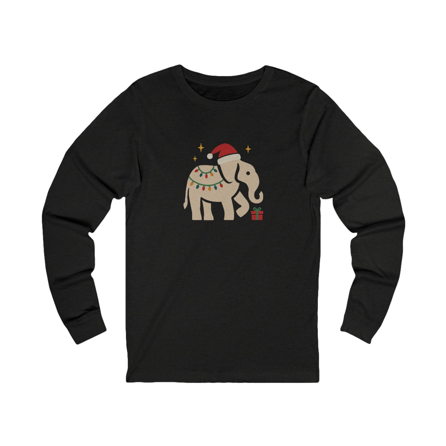 White Elephant Season — Retro Christmas Long Sleeve (Dark)