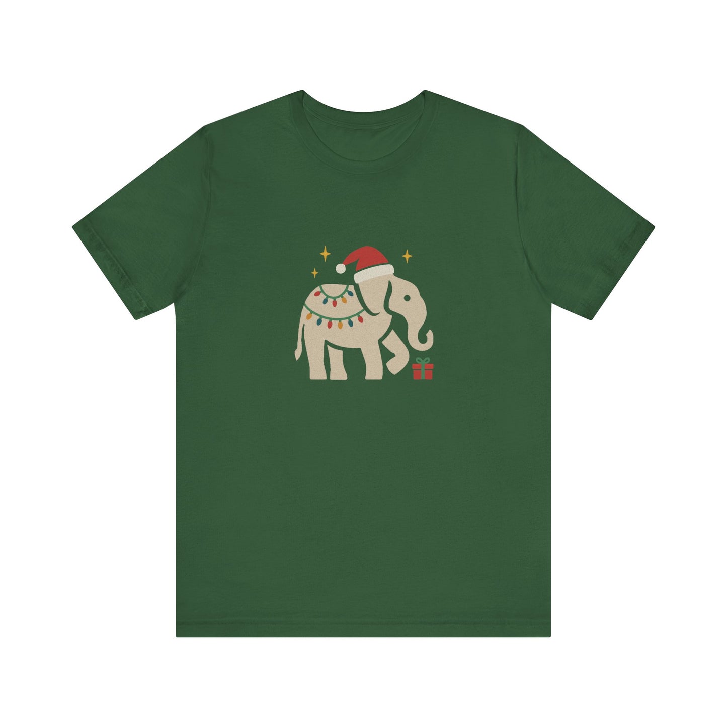 White Elephant Season — Retro Christmas Graphic Tee (Dark)