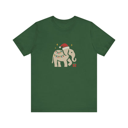White Elephant Season — Retro Christmas Graphic Tee (Dark)