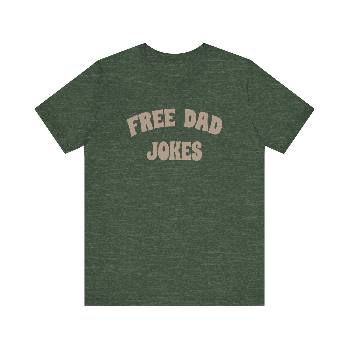 Free Dad Jokes Shirt — Funny Dad Gift, Retro Pun Tee
