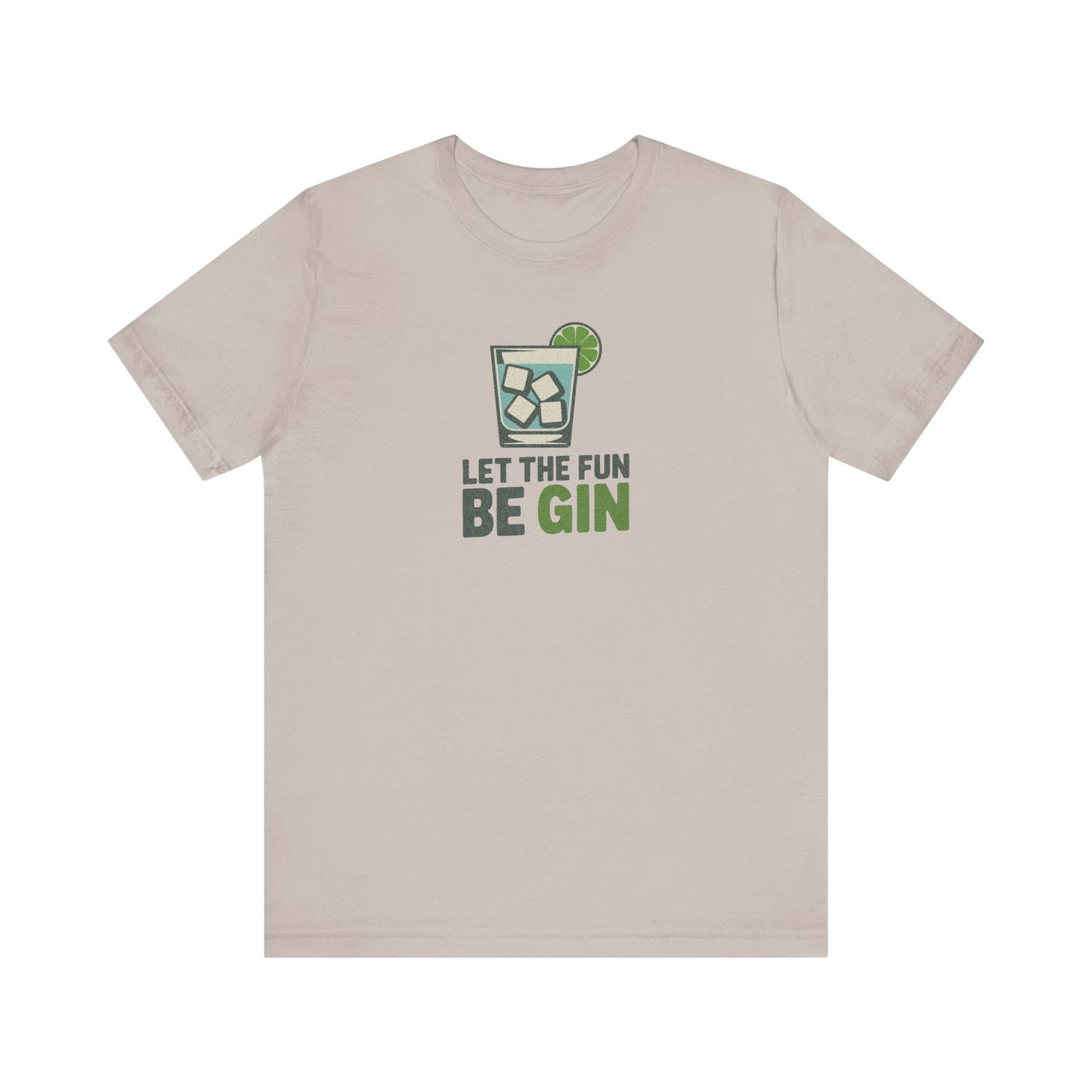 Party Starter: Let the Fun Be Gin – Cocktail Retro Tee (Light)