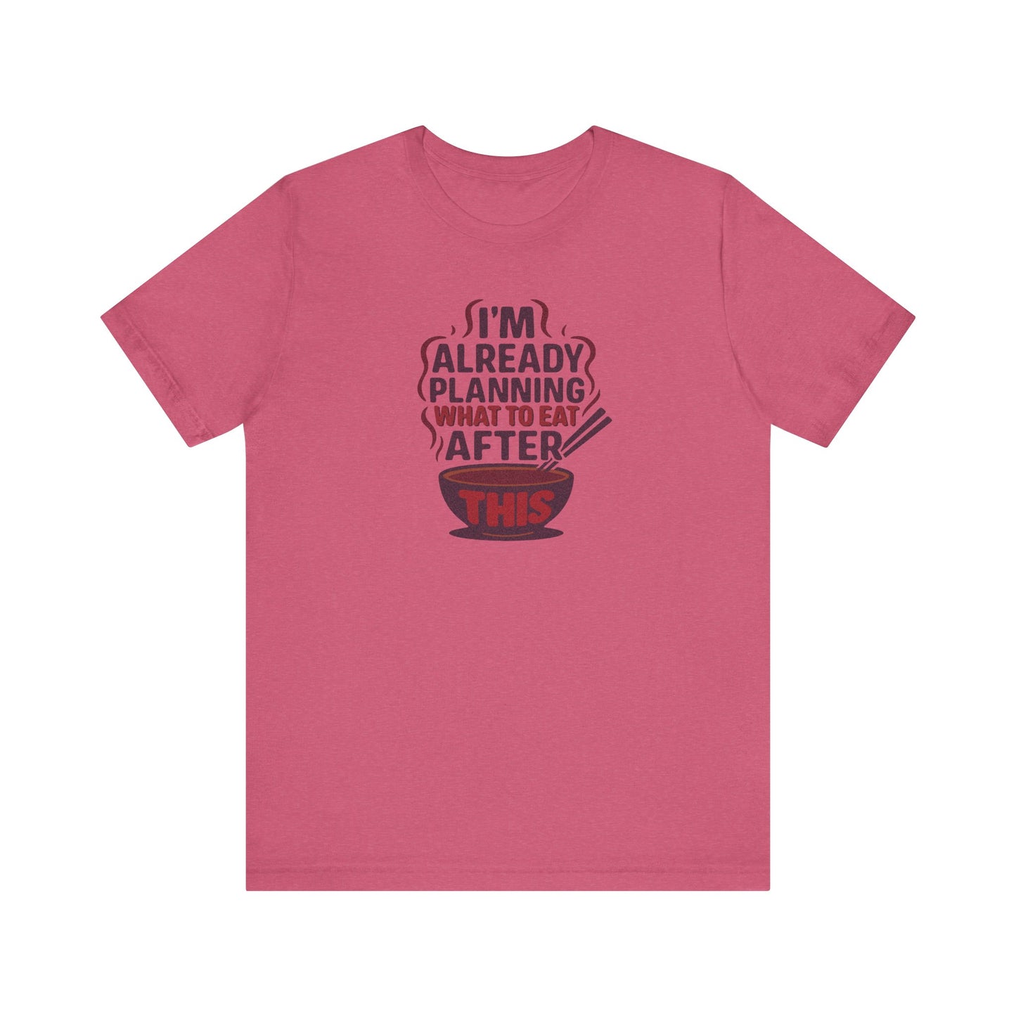 Planning What to Eat After This — Retro Foodie Tee (Light)