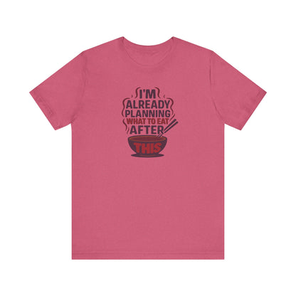 Planning What to Eat After This — Retro Foodie Tee (Light)