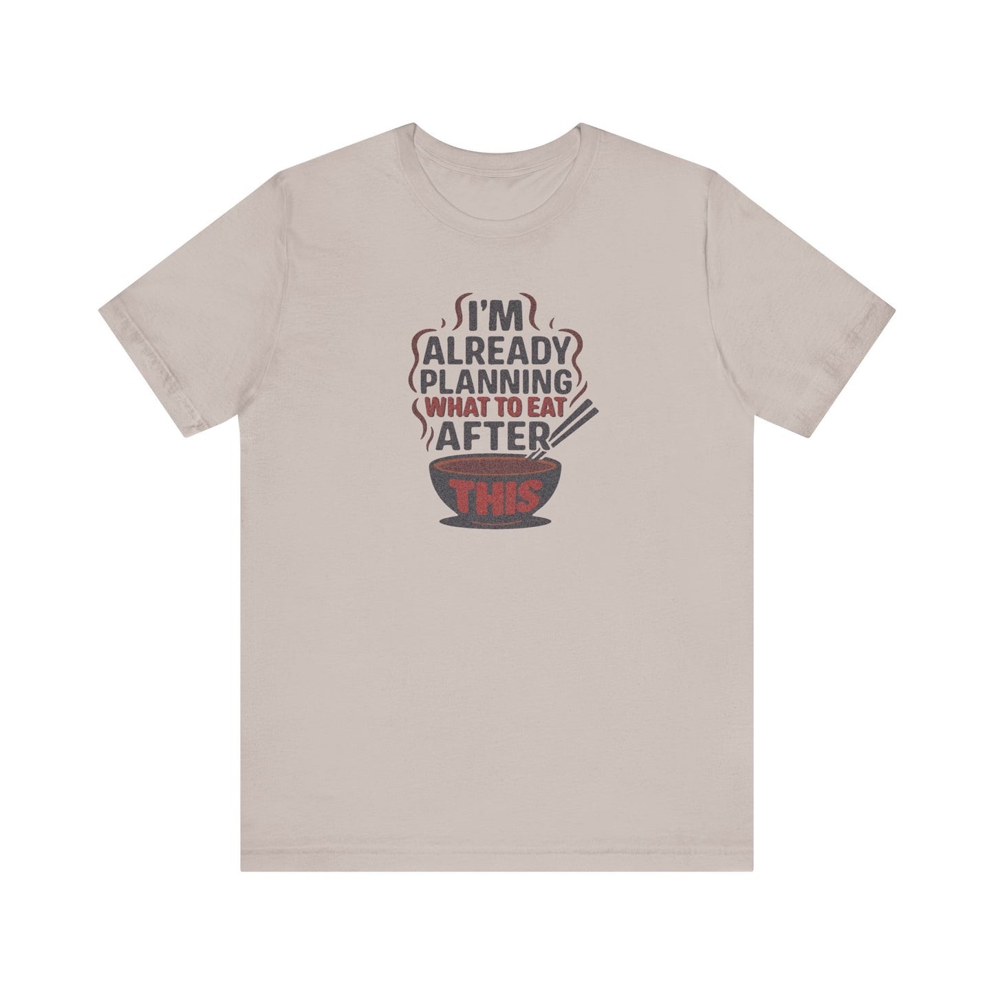 Planning What to Eat After This — Retro Foodie Tee (Light)