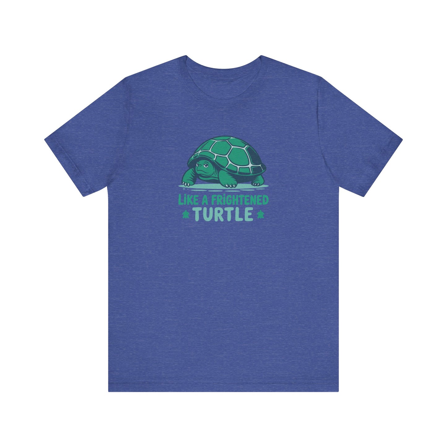 Like a Frightened Turtle — George Costanza Shrinkage Retro Tee (Dark)