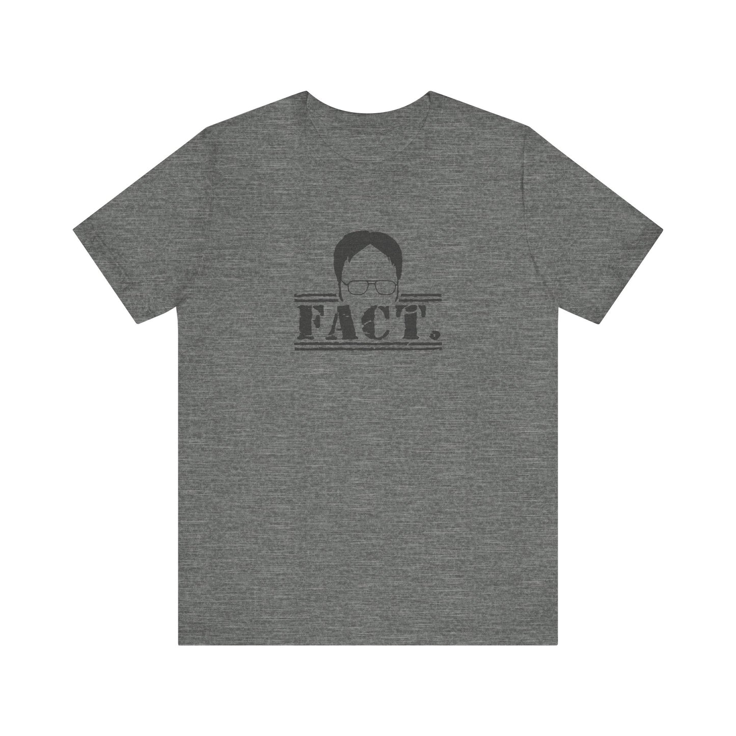 Dwight Schrute FACT. — The Office-Inspired Retro Tee (Light)