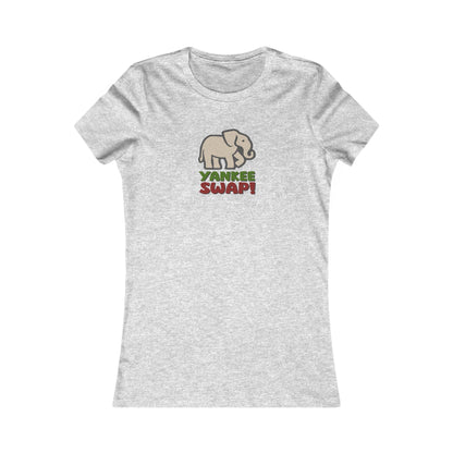 Yankee Swap! Christmas Party — Michael Scott Retro Women's Tee (Light)