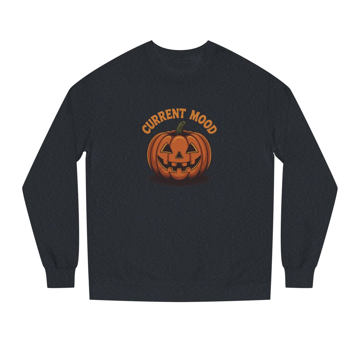 Current Mood (Vintage Jack) — Retro Halloween Sweatshirt (Dark)