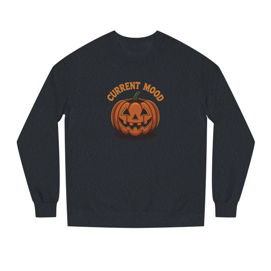 Current Mood (Vintage Jack) — Retro Halloween Sweatshirt (Dark)
