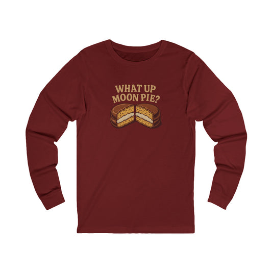 What Up, Moon Pie? — Big Bang Theory Retro Long Sleeve (Dark)