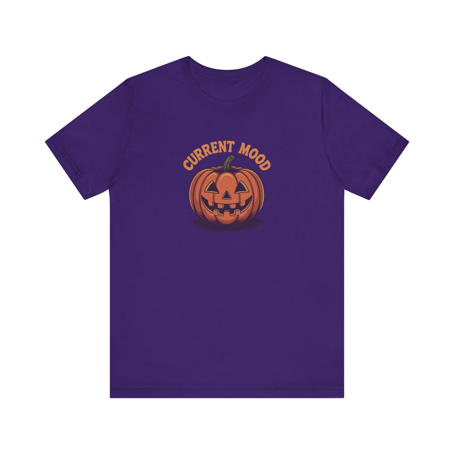 Current Mood (Vintage Jack) — Retro Halloween Tee (Dark)