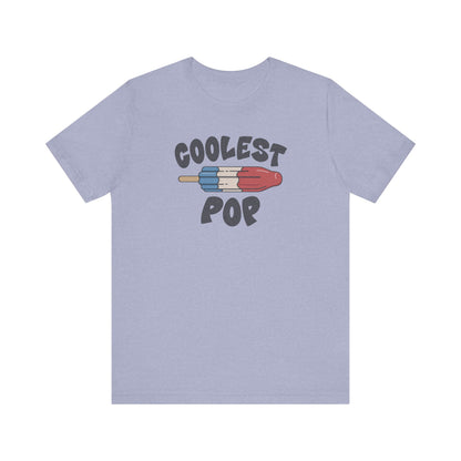 Coolest Pop Shirt — Funny Dad Gift, Retro Ice Pop Tee