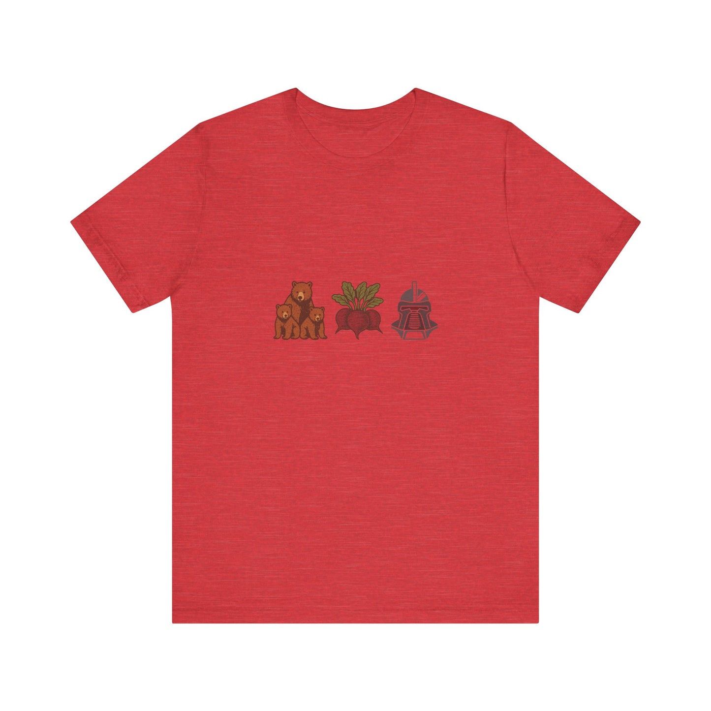 Bears, Beets, Battlestar (Icons) — Retro Tee (Light)